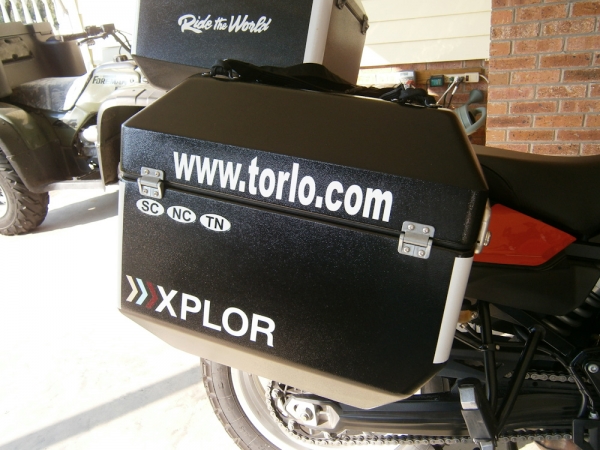 Our website on our bikes.