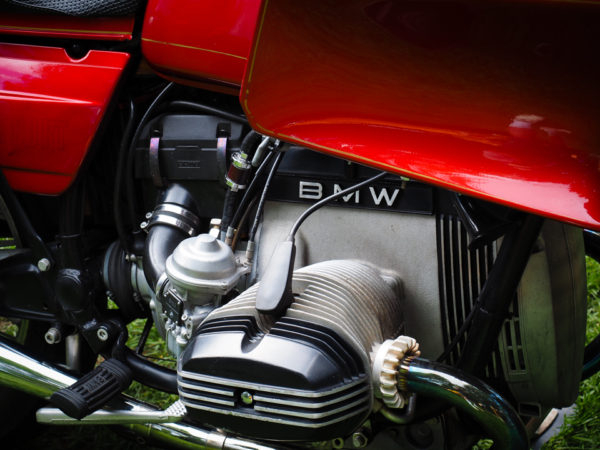 One of the bikes on the vintage display